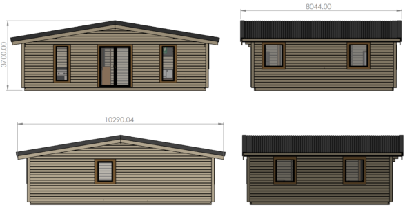 Nora (2 Bed, 1 Bath)
