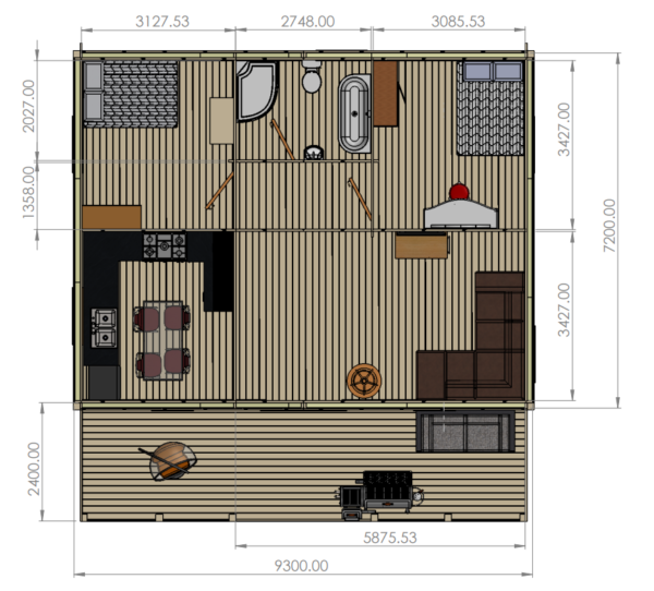 Tara (2 Bed, 1 Bath)
