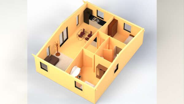 Nora (2 Bed, 1 Bath)