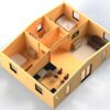 Nora (2 Bed, 1 Bath)