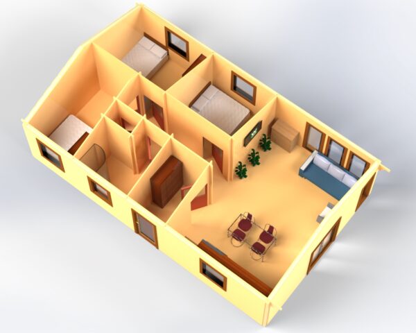 Siobhan (3 Bed, 1 Bath)